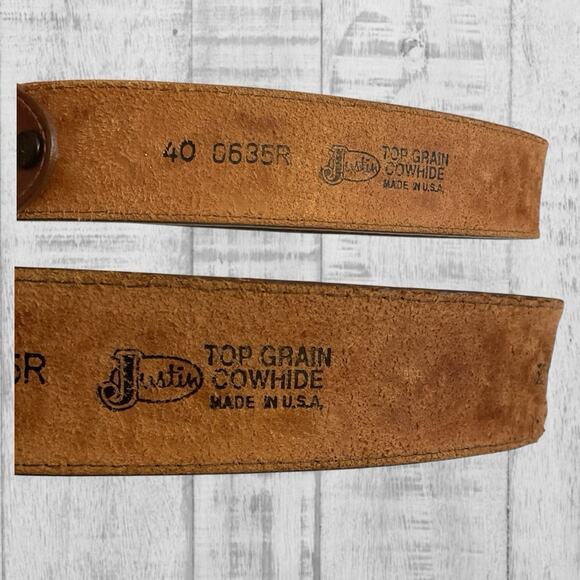 Country Cares Western Oval Belt Buckle Gold/Silver SZ 40 Belt St Judes Hospital - Picture 6 of 8